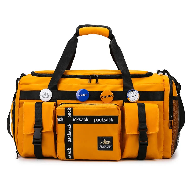 Multi Pocket Men Women Travel Backpack Waterproof Duffle Bag for Gym Camping Weekend Basketball Bags