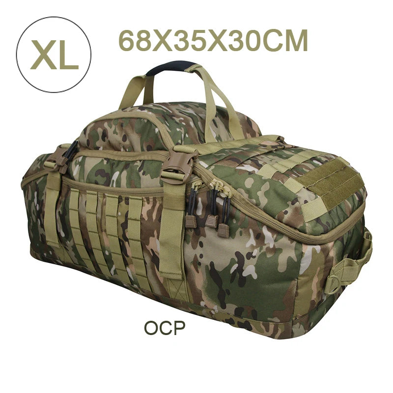 Large Tactical Travel & Gym Duffle Bag