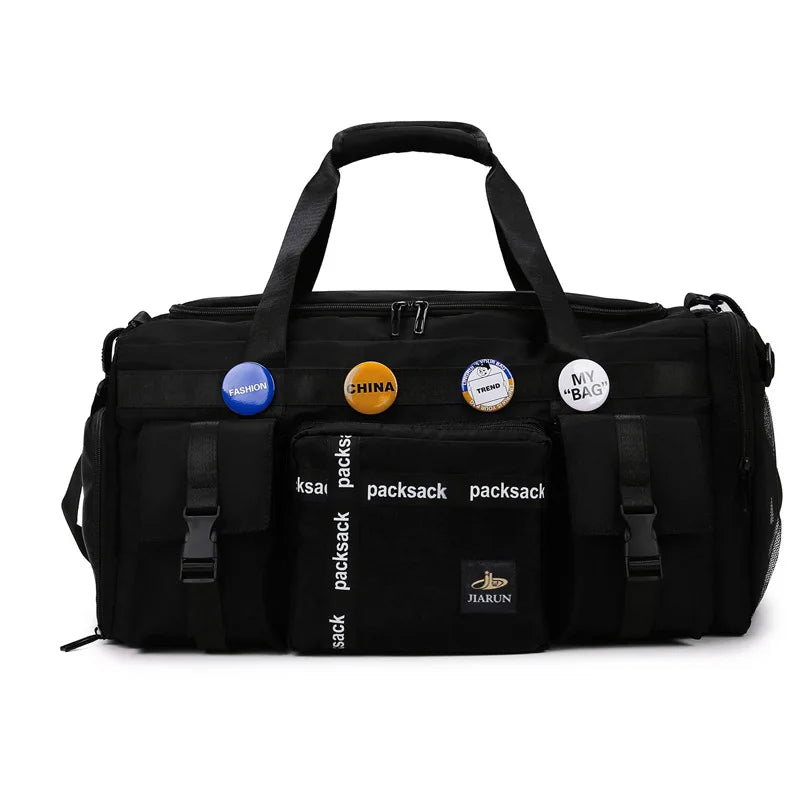 Multi Pocket Men Women Travel Backpack Waterproof Duffle Bag for Gym Camping Weekend Basketball Bags
