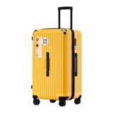 Large Capacity Rolling Travel Suitcase with Shock-Absorbing Wheels