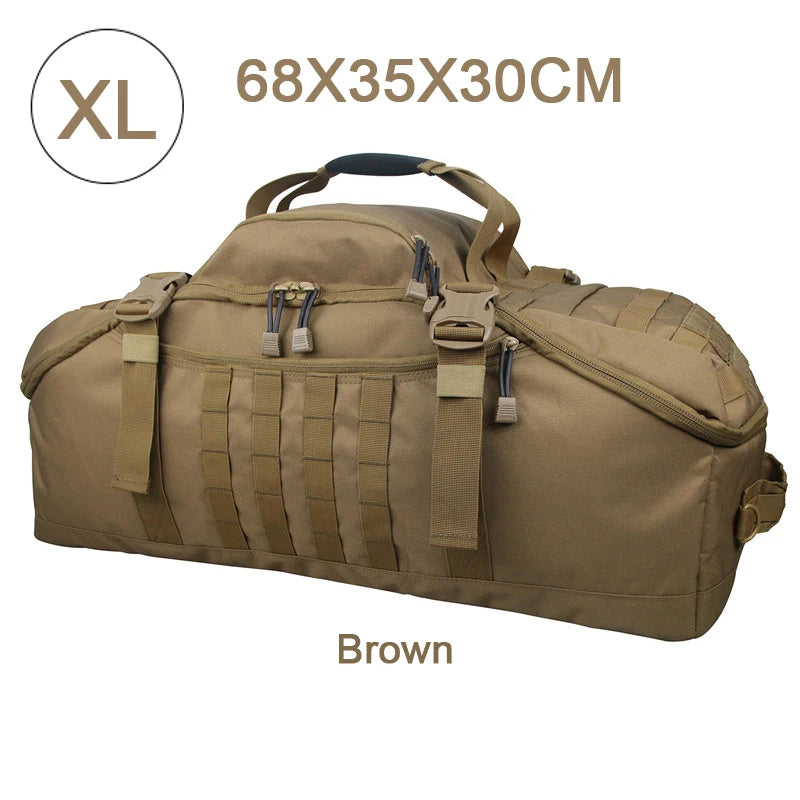 Large Tactical Travel & Gym Duffle Bag