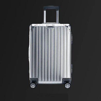 Aluminum-Magnesium Alloy Travel Suitcase with TSA Lock & Spinner Wheels