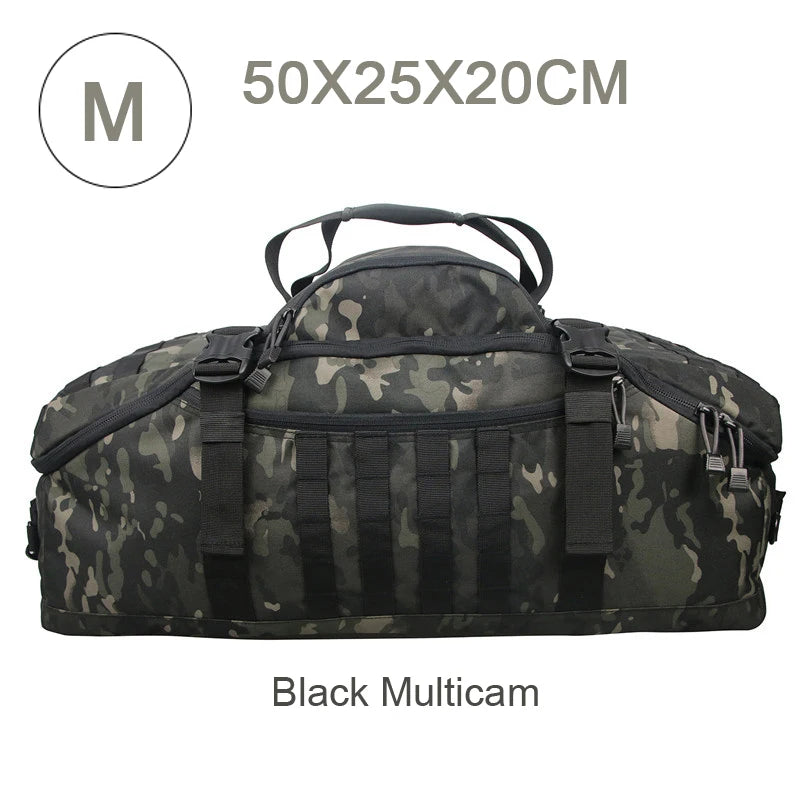 Large Tactical Travel & Gym Duffle Bag