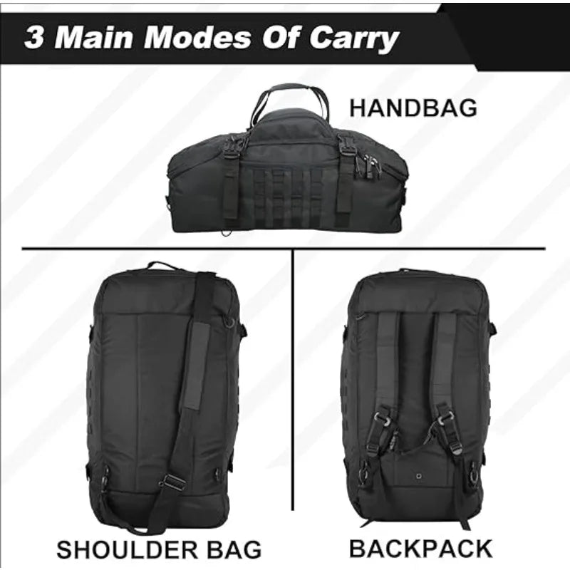 Large Tactical Travel & Gym Duffle Bag